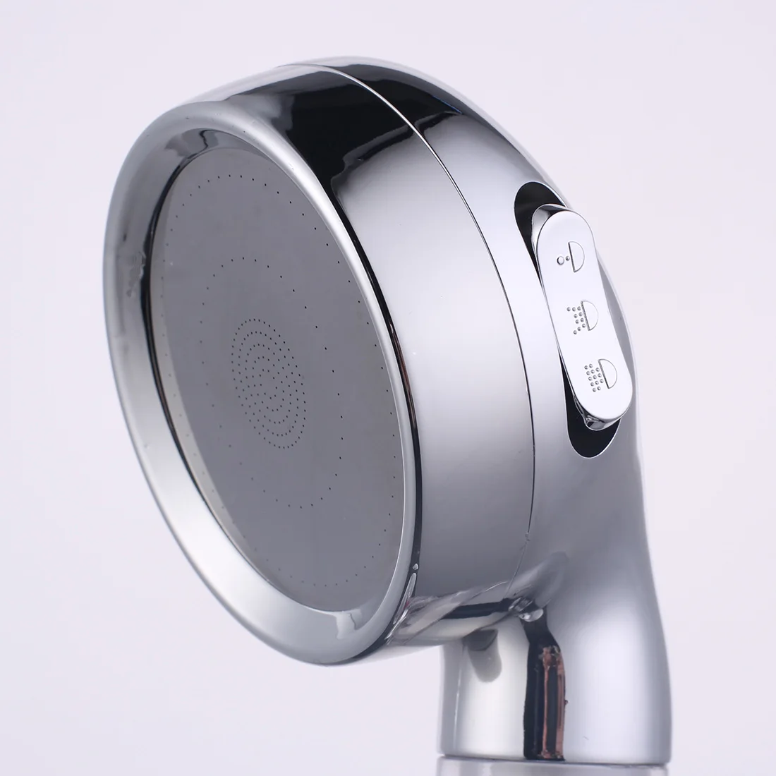 3 Function Bathroom Rotate Turbo Fan Shower Head Abs On Off Switch PP Cotton Water Spray Filter Hand Shower
