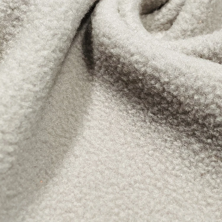 Recycle polyester fleece Eco-friendly fleece fabric one side brush fabric