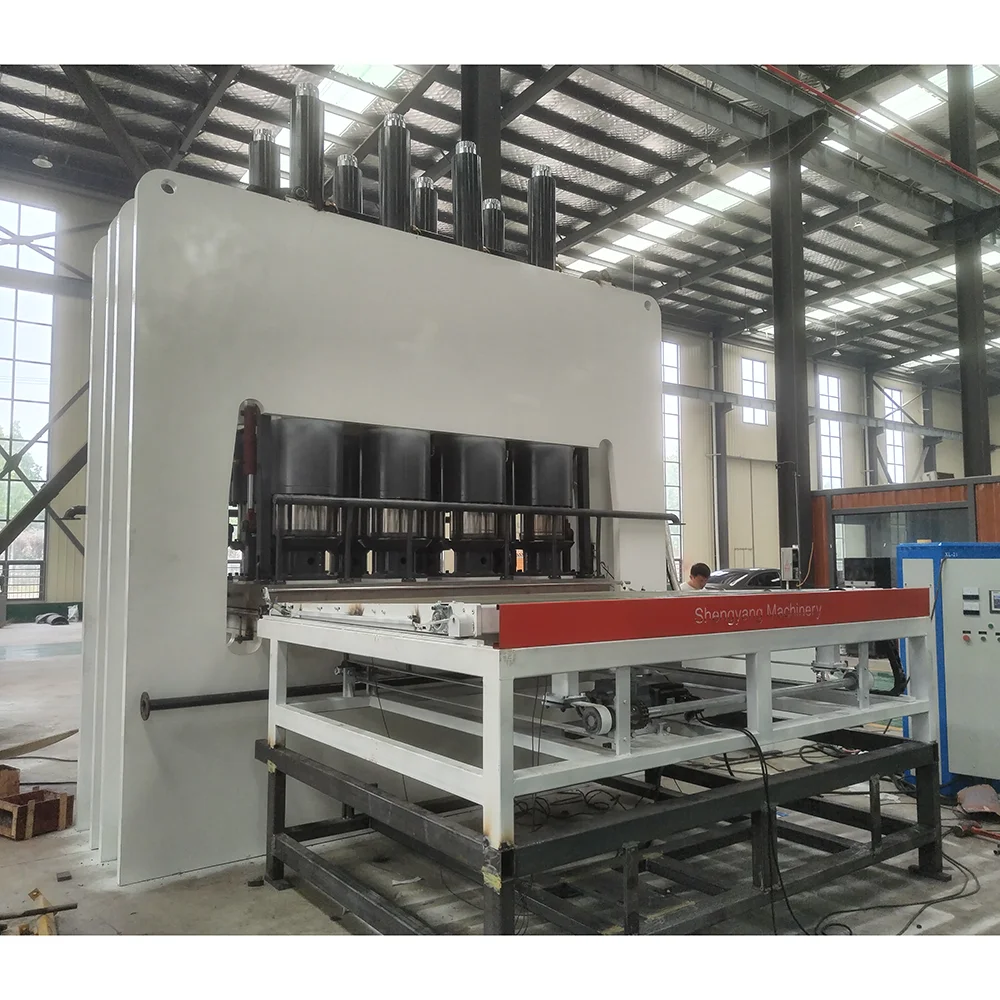 Short Cycle Melamine Laminating Hot Press Machine / MDF Laminating Machine