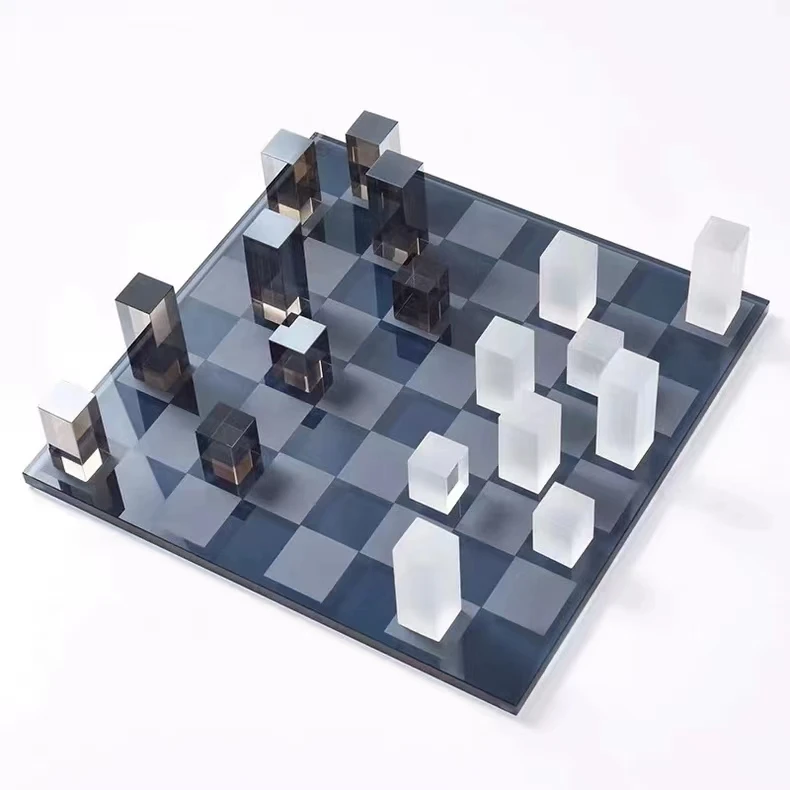 Черный мраморный Кристалл tic tac toe идеальный подарок для дня рождения Tic Tac Toe комнатная игра детей и семейных настольных игр