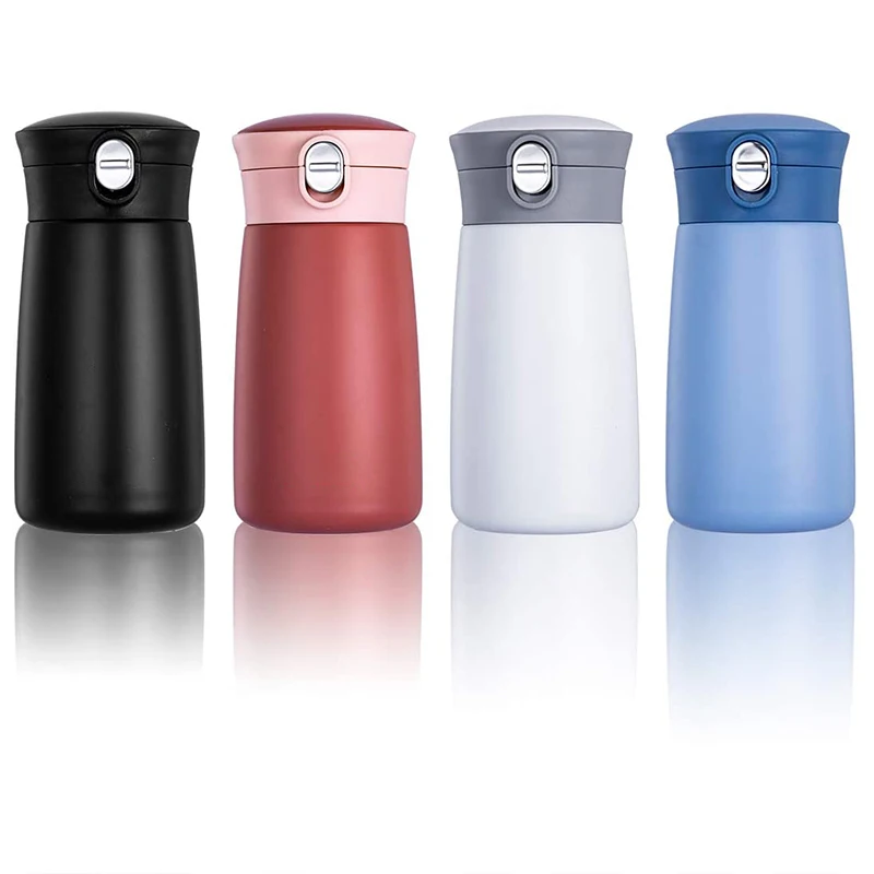 
Thermos Water Bottle, Coffee Travel Mug 16 or 8 oz Kids Mini Water Bottle Tumbler with Spout Lid Leak Proof Flask for Kids 