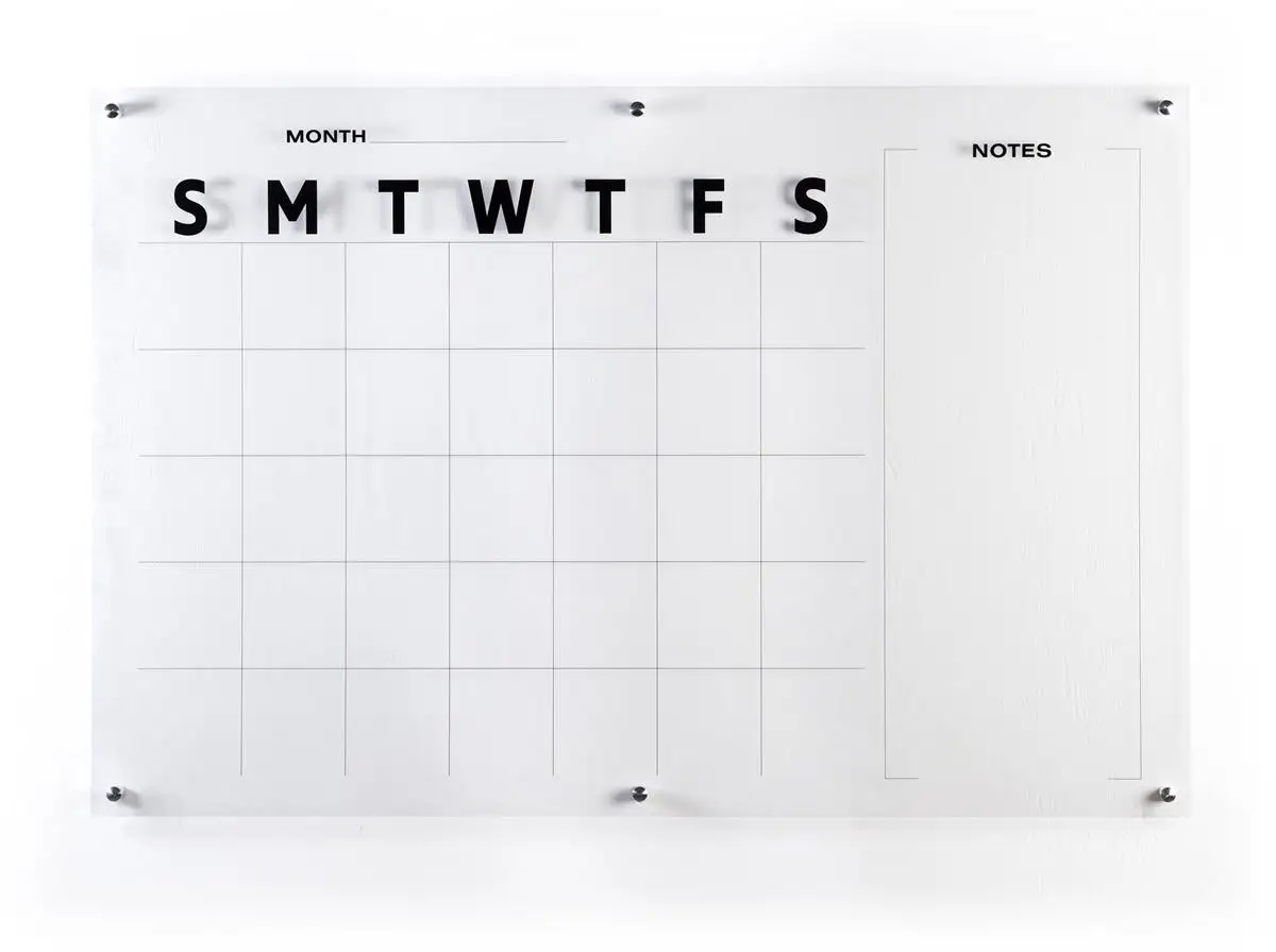 plastic table stand clear acrylic dry erase board