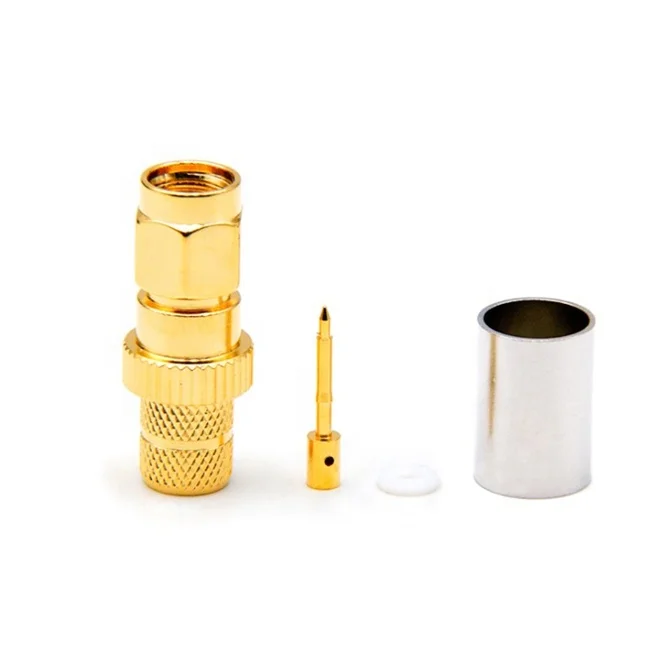 RF Coaxial Plug SMA Male Connector for Antenna and Microwave RG174 RG316 RG58 RG213  coaxial cable