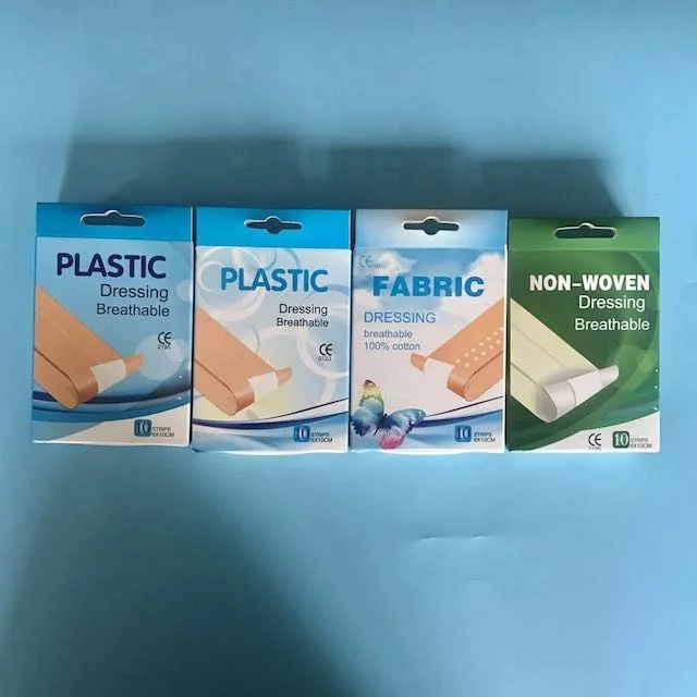 Medical sterile Non-woven wound dressing breathable small wounds adhesive plaster