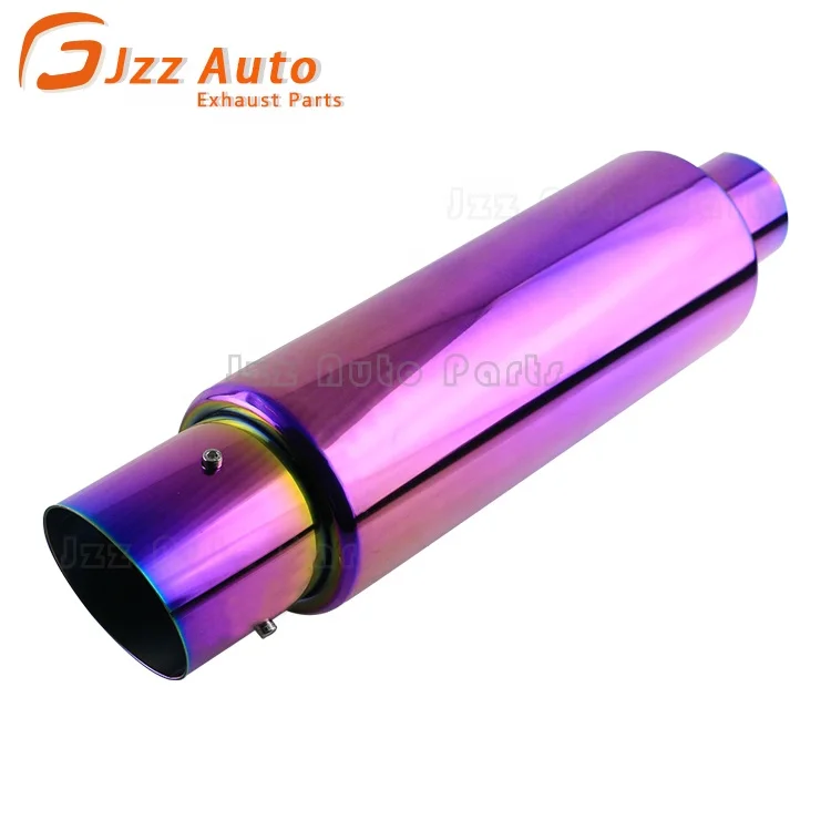 JZZ Stainless Steel Muffler Tail Cover Universal Exhaust Muffler Pipe for universal car