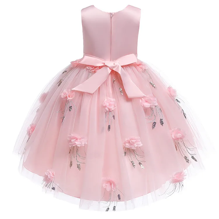 
 Элегантное вечернее платье принцессы HYC71, свадебное платье, Детские платья для девочек, костюм подружки невесты, рождественское платье  