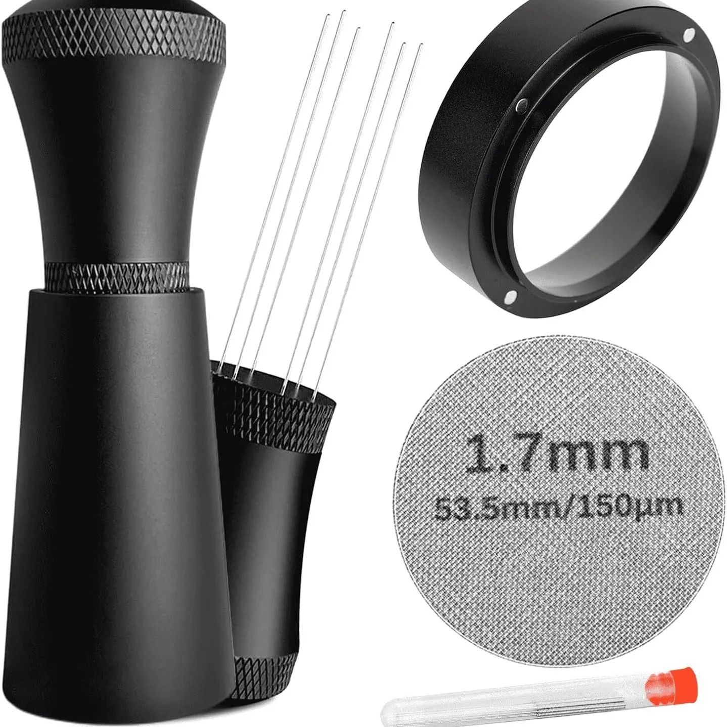 Portable Stainless Steel Coffee Powder Needles Espresso Distribution Tool Coffee Stirrer