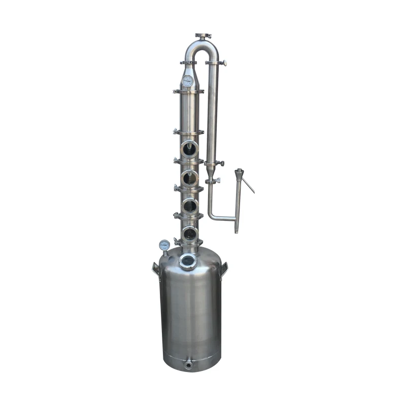 
200L Gin Moonshine Rum distill vodka whisky brandy distillery equipment fermentation tank and alcohol distiller 
