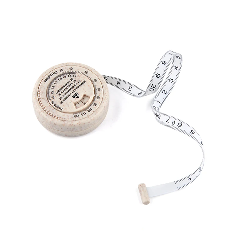 Wintape 2023 Degradable BMI Measuring Tape Body Health Calculator Weight Loss Fitness Tool measure tape plastic