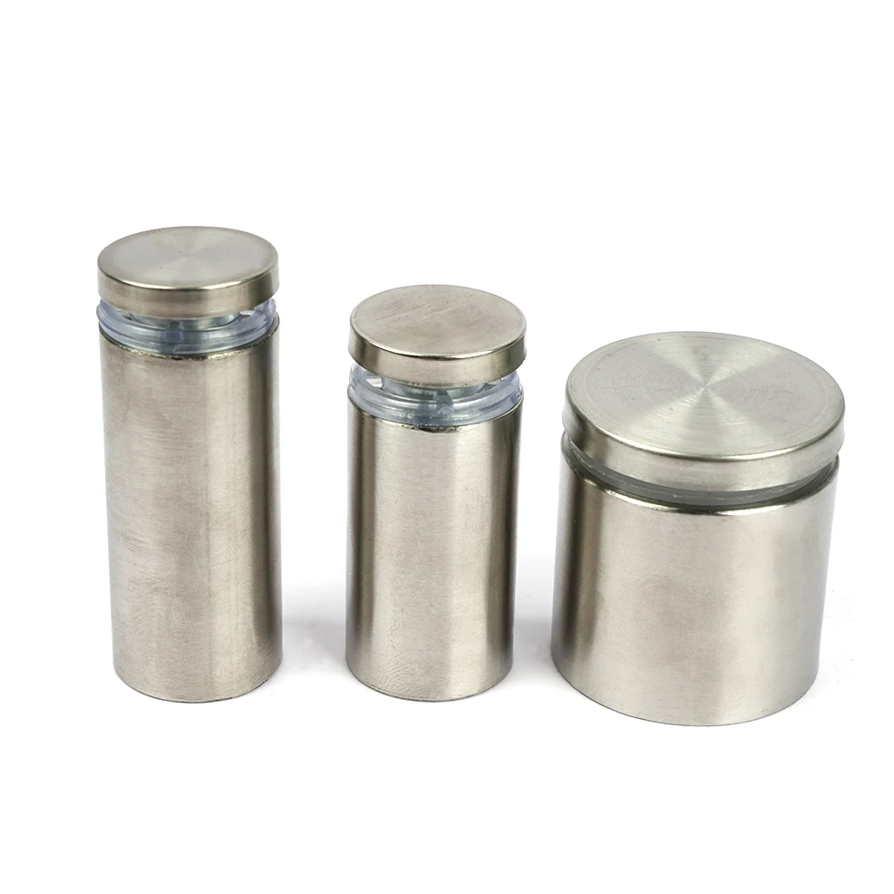 Electroplating Standoffs Stainless Steel Glass Advertisement Screw Metal Standoff Pin