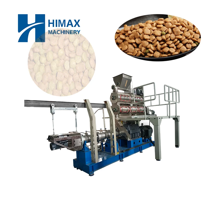 Fully automatic dog food making machine  dog food manufacturing machines kibble dog food machine