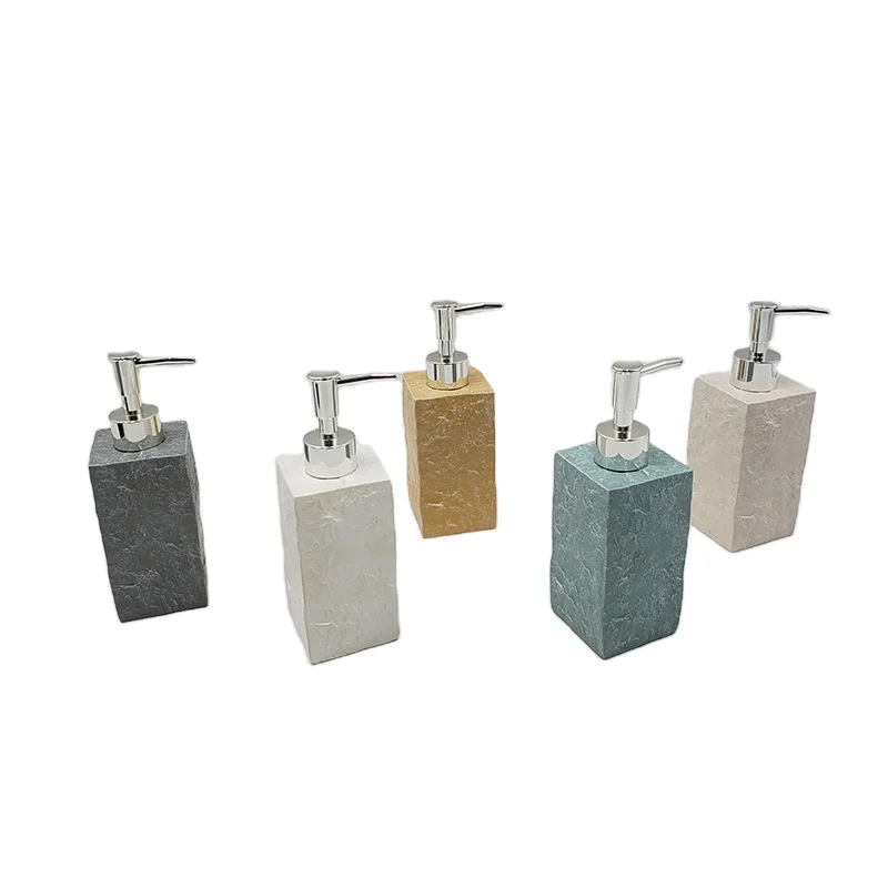 Rhinestone effect luxury shower manual soap dispenser lotion bottle