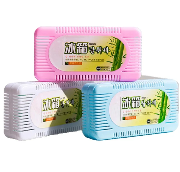 50G Activated Carbon Fridge Deodorant Refrigerator Odor Smell Remover Moisture Absorber