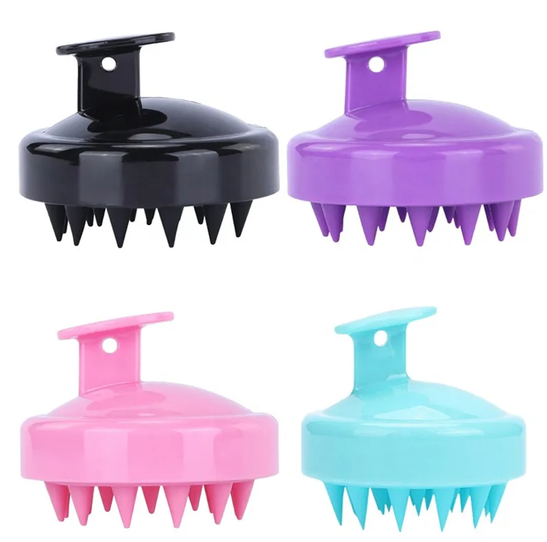 Silicone infused hair claw scalp massager relax deep clean shampoo shower bath hair massage brush vibe scalp massage
