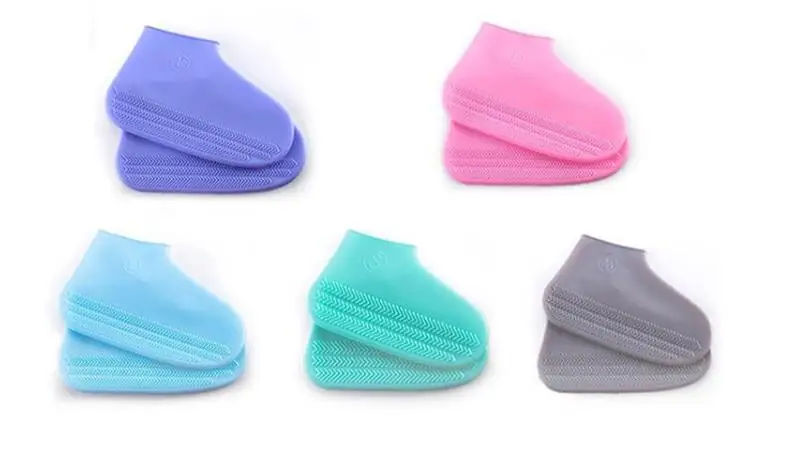 Популярные Прозрачные Нескользящие сапоги, Многоразовые водонепроницаемые резиновые силиконовые сапоги для дома и улицы, защита от дождя