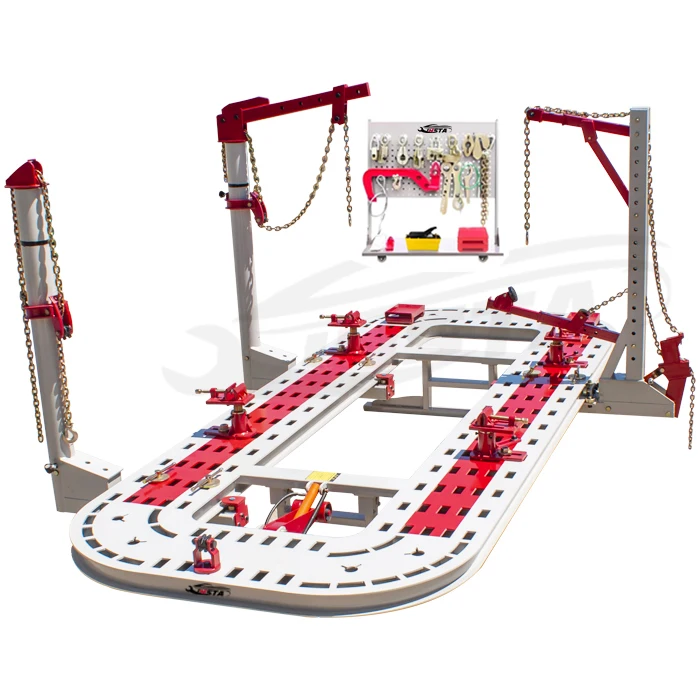 Three tower Frame machine  Girder calibrator  collision Whole Plate Type  Auto body Frame machine with ce