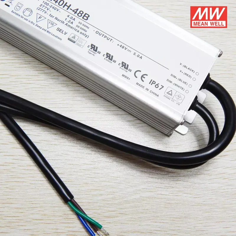 Meanwell 240W 48V dimmable LED Driver HLG-240H-48 hlg 240h 48 mean well