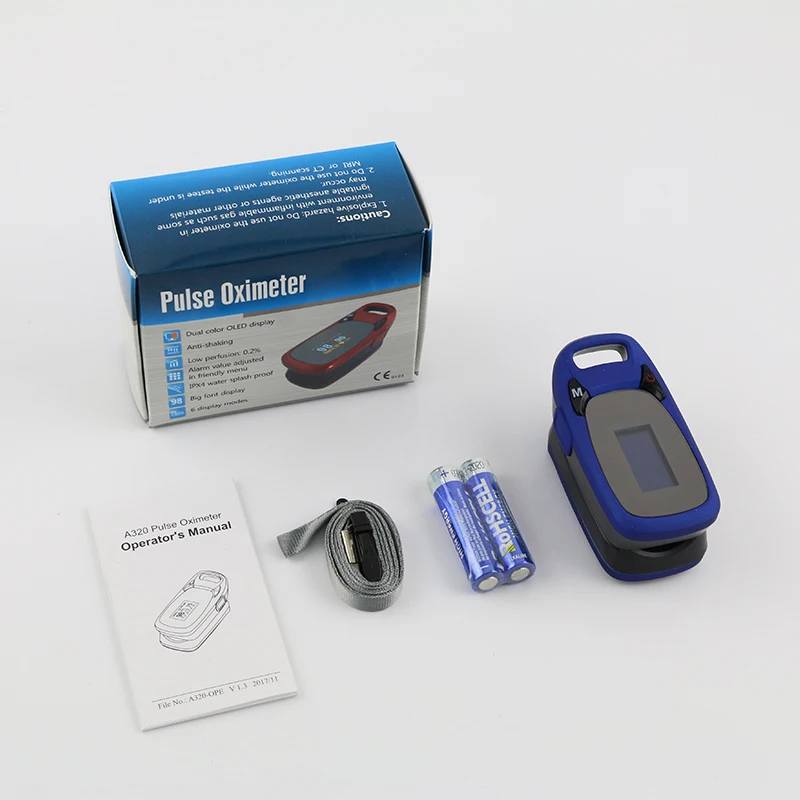 Portable Easy Care  Spo2 LED Oximeter Fingertip Finger Clip Quality TFT  OLED  Digital Pulse Oximeter
