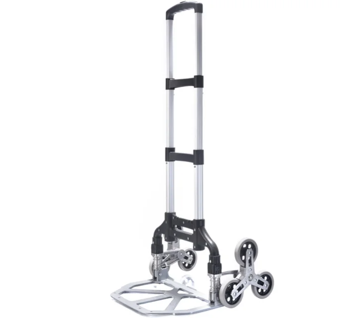 Factory Direct Sales Aluminum Dual Purpose Best Foldable Rolling Mobile Trolley for Stair Landing