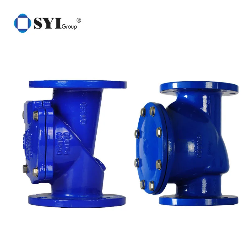 Ductile Iron Hydraulic Sewage Ball Check Valves for Industrial