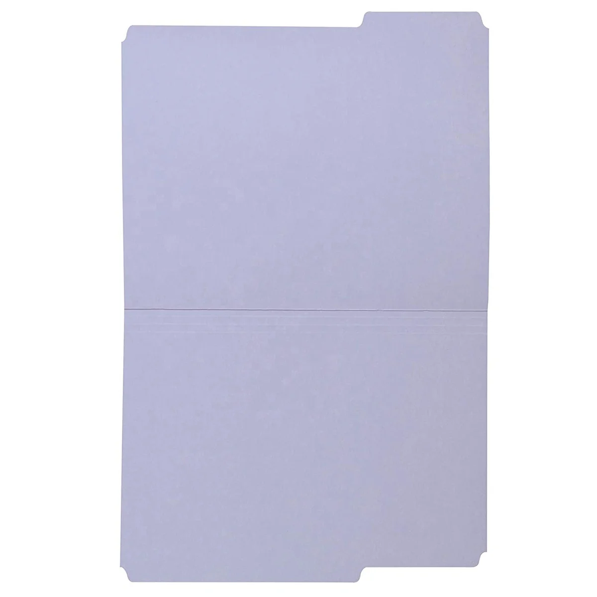 office stationary Durable 11 pt Lavender 1/3 Cut Tab Letter Size 8.5 by 11 inches Colorful Manila file folders