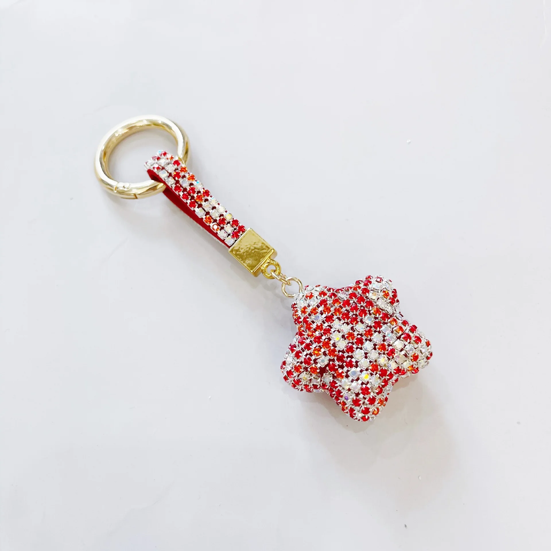 Popular Multicolor Luxury Rhinestone Keychain for Promotion Gifts custom keychains