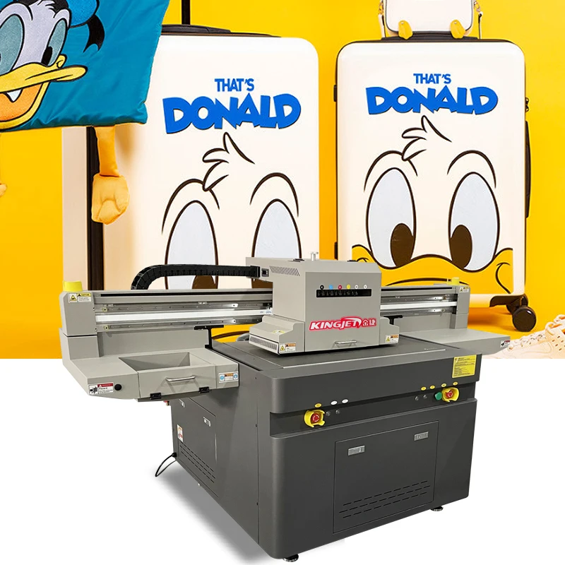 KingJet 9060 кожаная древесина 1440 точек/дюйм планшетный УФ-принтер ручка печатная машина
