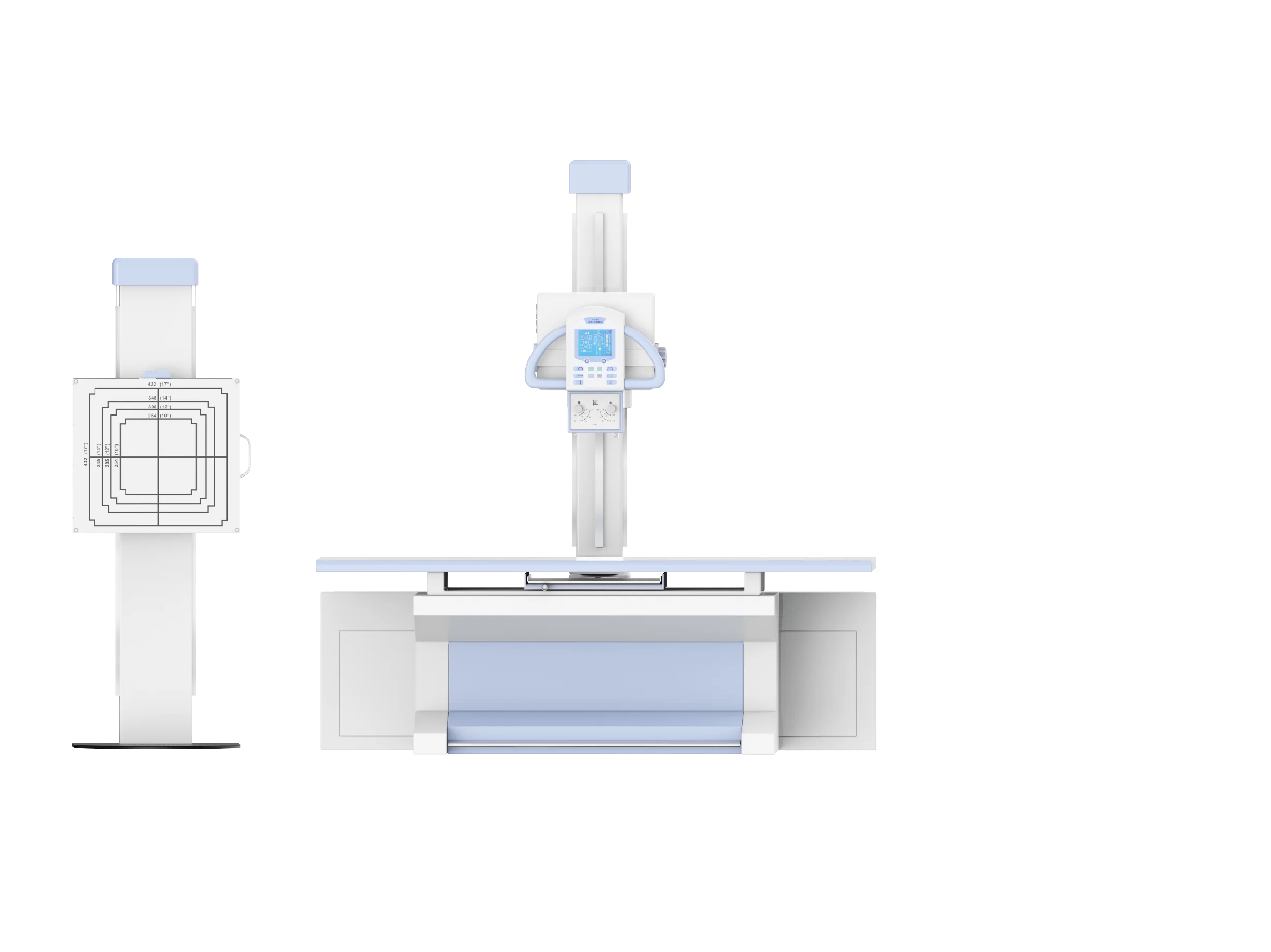 High Frequency X-ray Radiograph System Medical x ray machine CE approved 500mA 55kw 60kHz