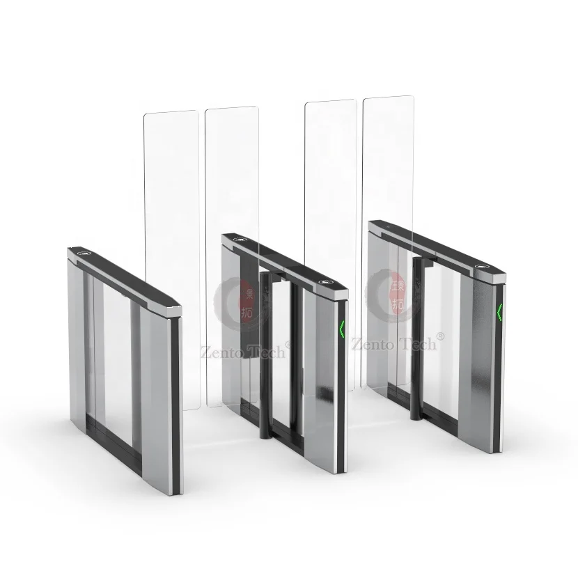 High Security Slim Pedestrian Speed Gate Motor Access Turnstile Price Barrier Gate Manufacturer