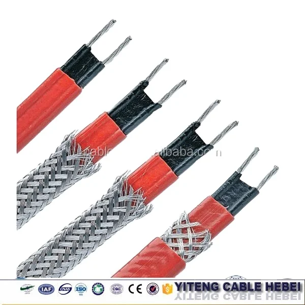 roof pipe driveway low voltage 220v electric self-regulating heating cable