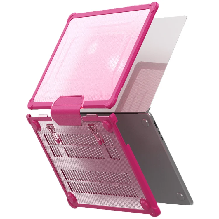 New Business Matte Anti finger with stand Connected cover For Macbook Air M2 Clear case for Apple Macbook Air 15 2023 A2941