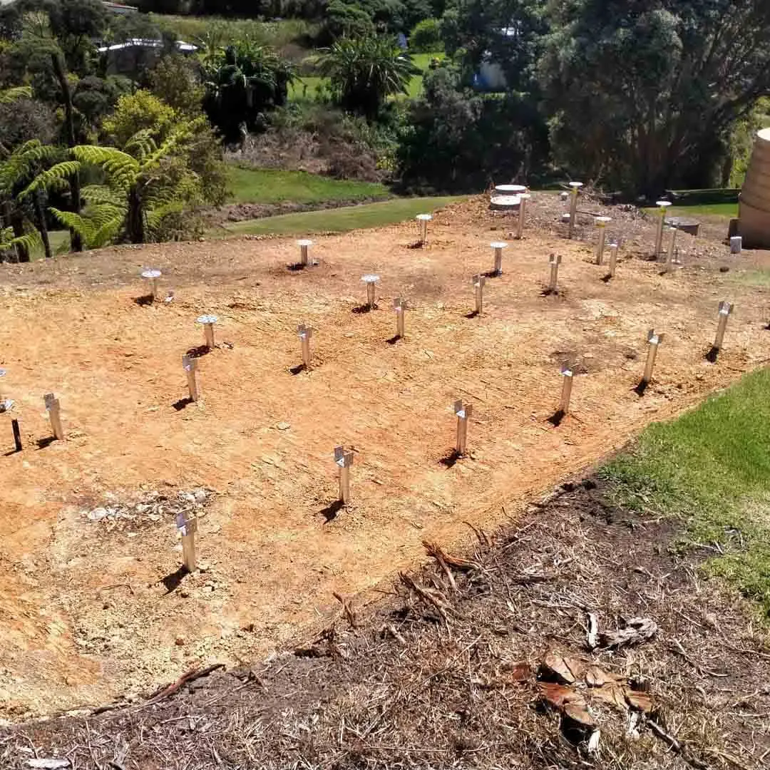 No Dig Helical Piles Pole / Ground Fence Post Screw Anchor  / Anchorage System For House Foundation