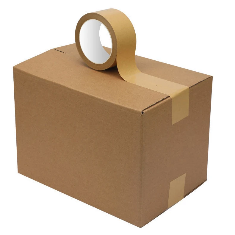 China Wholesale Logo Quality Custom Kraft Packing Tape Kraft Paper Packing Tape Custom Kraft Tape For Packaging