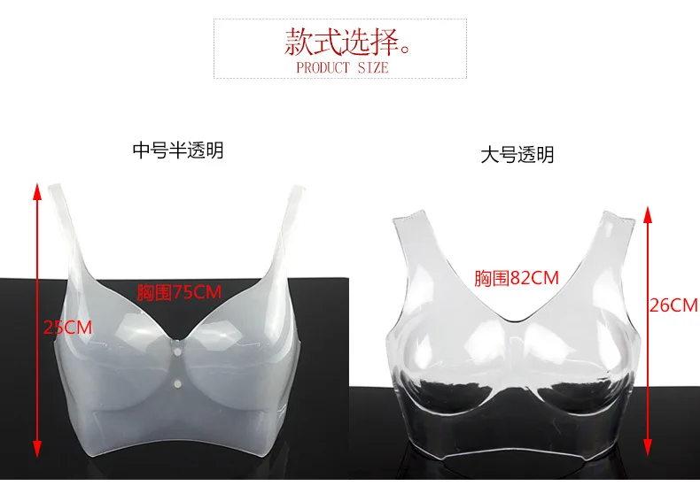 Female bra mannequin torso transparent mannequin for underwear