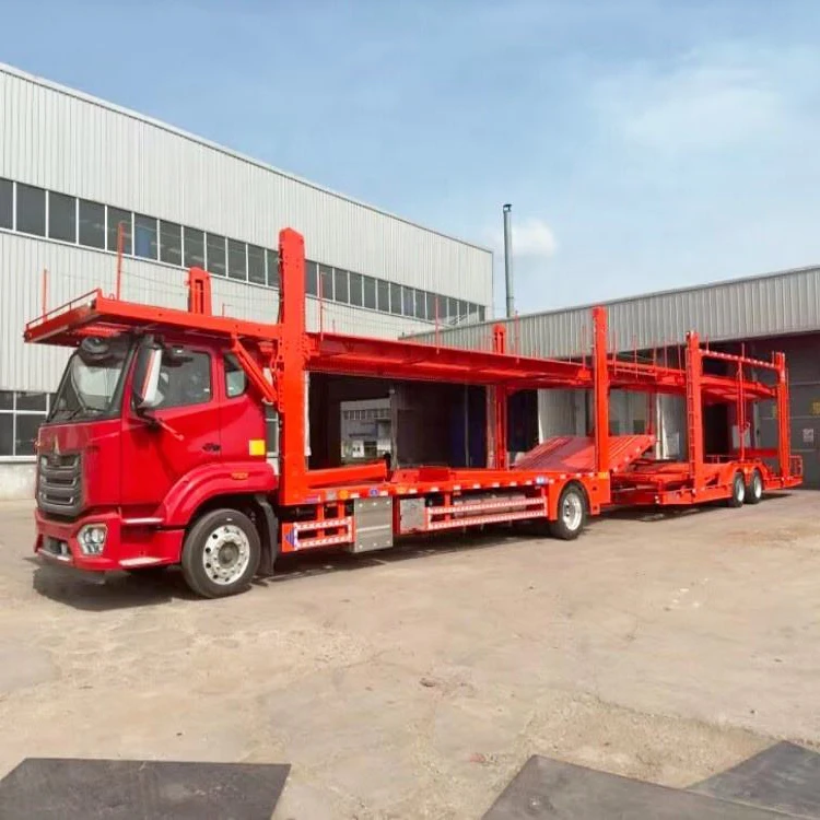 New Arrival Load 8/10 Cars Carrying Vehicle Car Transporter Trailer Car Carrier Semi Trailer For Sale