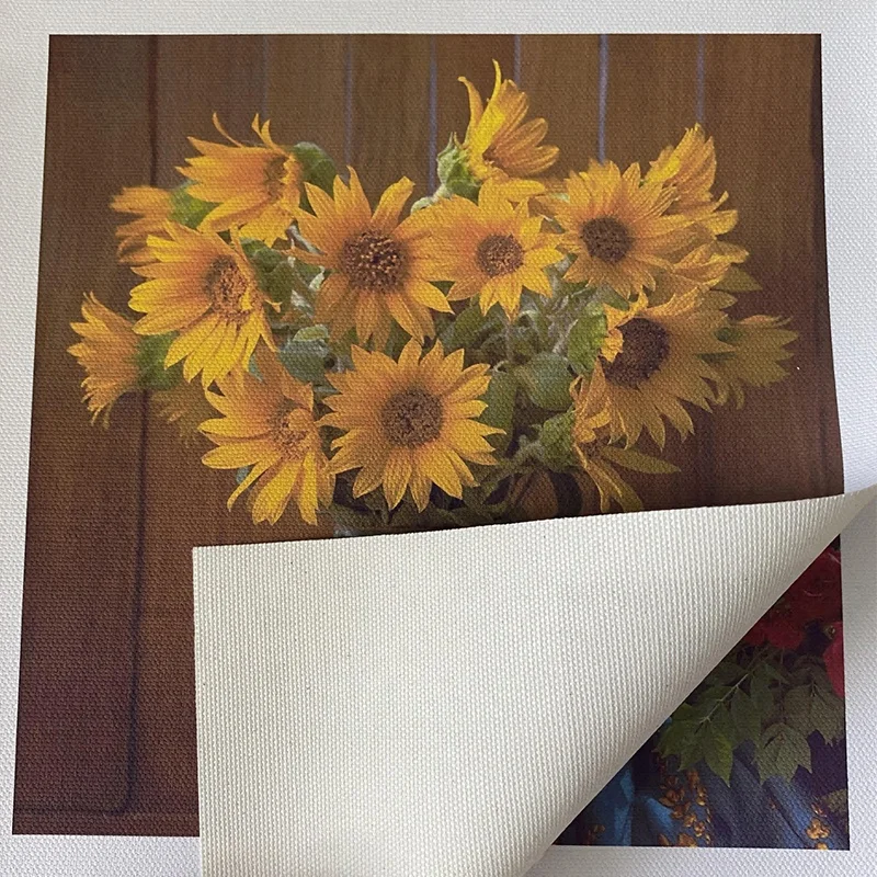 Предварительно напечатанный чистый растягивающийся холст для плоттера 280gsm, цифровая струйная печать, полихлопковый холст, рулон бумаги для краски