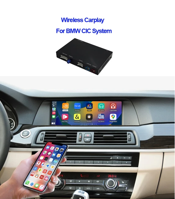 Multimedia Video Interface E60 Carplay Retrofit Kit CIC For BMW 2009-2012
