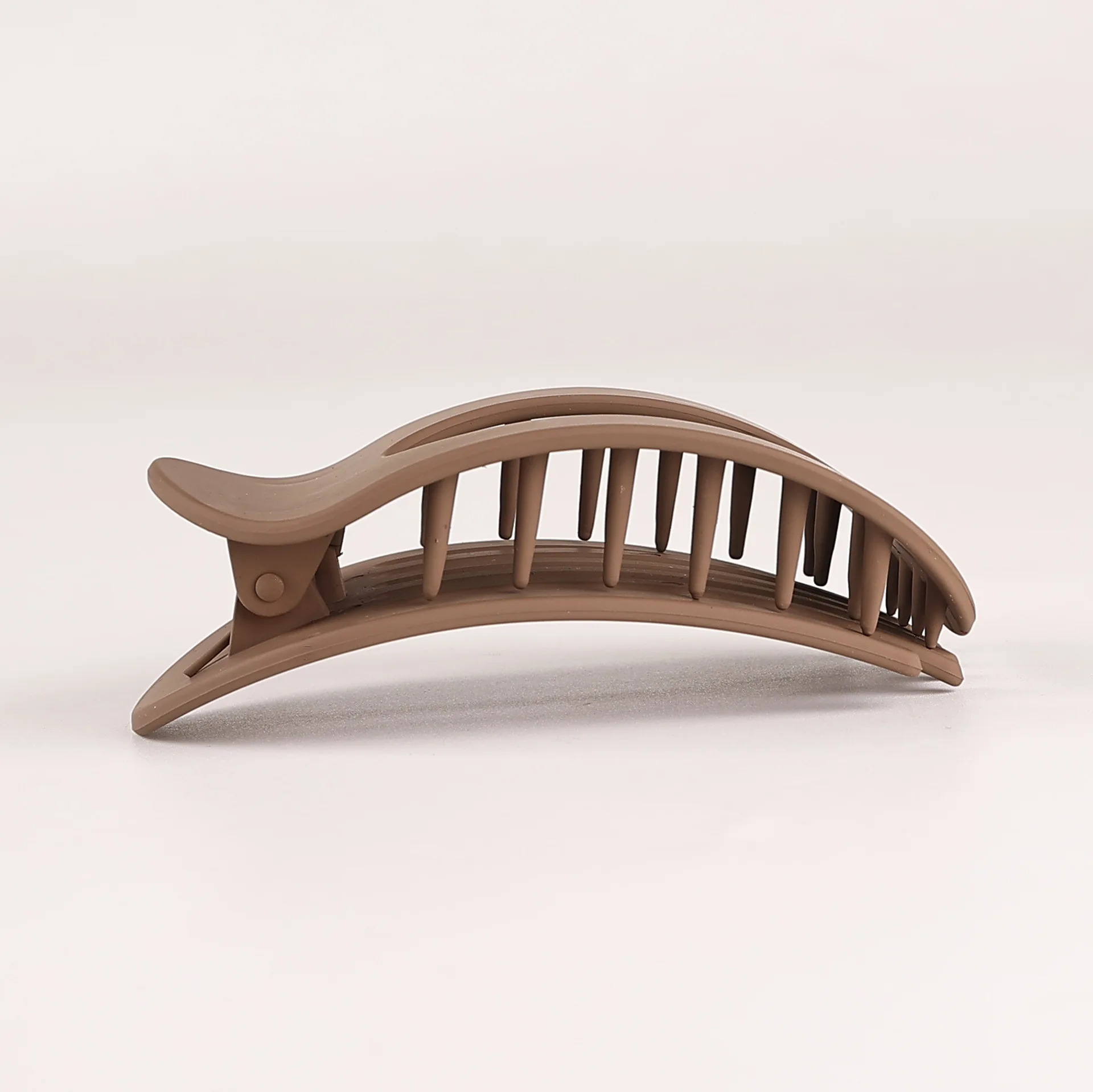 Round Flat Hair Clips for Women - Strong Hold Lay Down Claw Clamps Hair Barrettes Alligator Clip for Thick Thin Hair