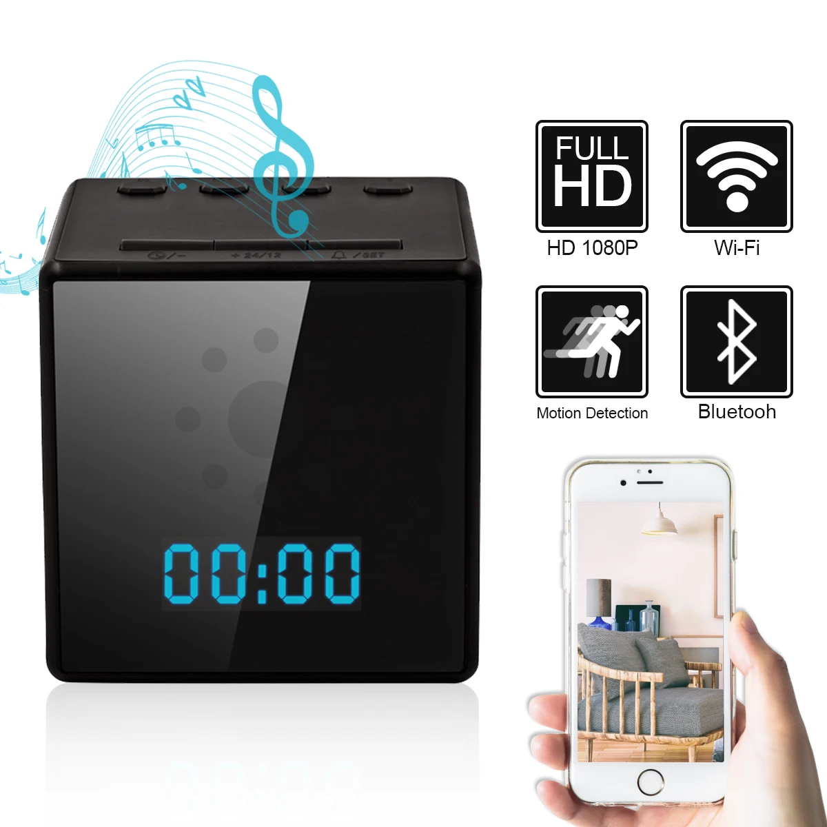 
 Лидер продаж, скрытая камера 1080P, Wi-Fi, HD, шпионская Беспроводная мини-видеокамера, видеорегистратор, скрытая камера видеонаблюдения CCTV  