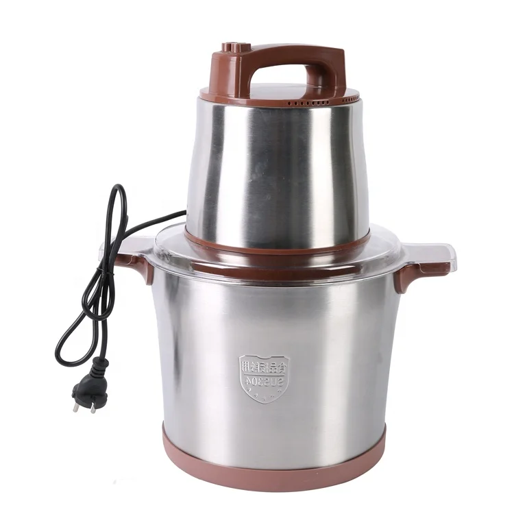 1500 вт большой мощности чистый медный мотор пищевой измельчитель овощей 304 домашнего хозяйства мз нержавеющей стали, 12L электрическая мясорубка