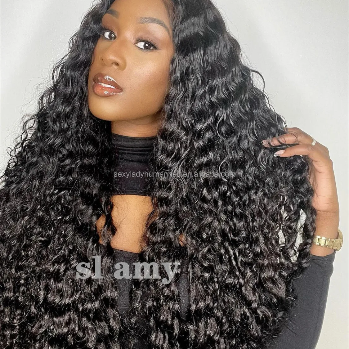 SL Vietnamese raw hair hd curly lace wigs raw Burmese curly hair Cambodian hair
