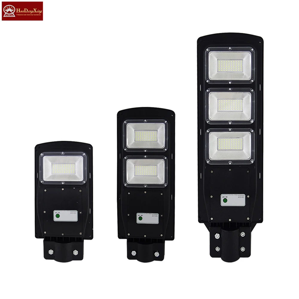 Wholesale All-in-One 30W 60W 90W LED Solar Street Light SMD Chip IP66 Waterproof Motion Sensor Garden Road Lamp DC Battery Power