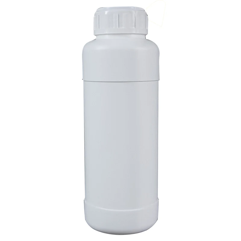 500ml empty white hdpe Liquid Chemical reagent fluorinated bottle round shaped medicine pesticide plastic bottle