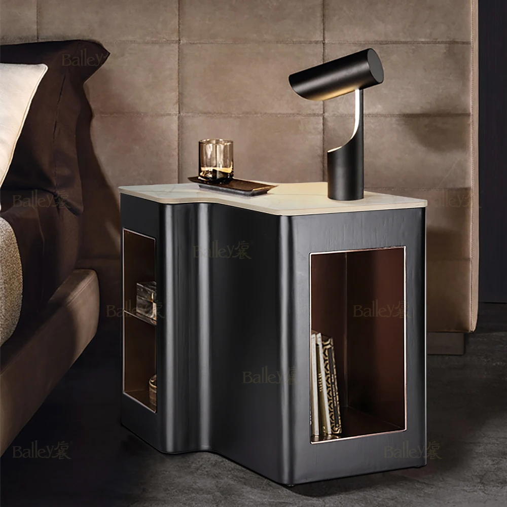 Storage Shelf Rack Floating Bedside Table Wall Mounted Shelf with storage Bedside Nightstand Side Table bedroom set