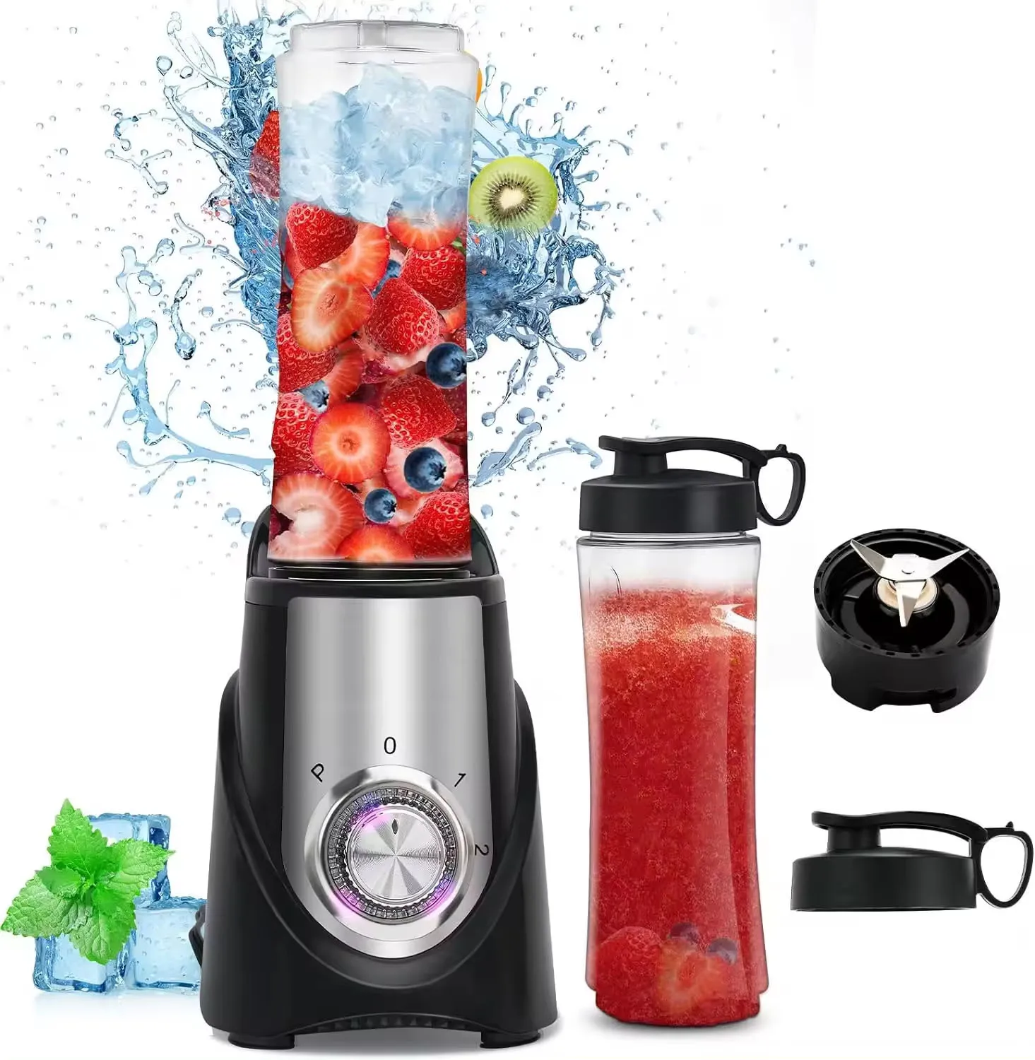 3 in 1 Mini Grinder Kitchen 400w Table Blender Fruit Blender and juicers smoothie Fresh Juice Blenders
