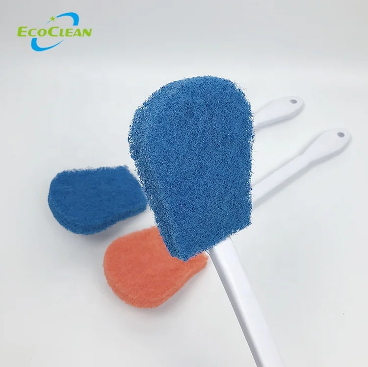 Factory manufacture  Household Cleaning Plastic Tub and Tile Scrubber Pad Cleaner Brush