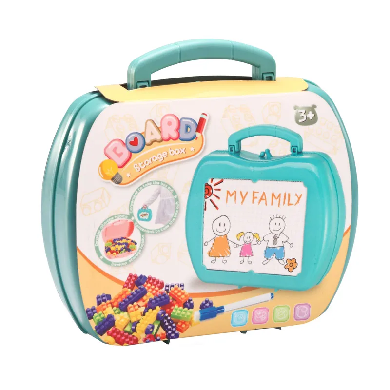 EPT  Montessori Learning Early Educational Spelling Game Letter Toy Storage Box Building Blocks Set Diy Bricks Letters For Kid