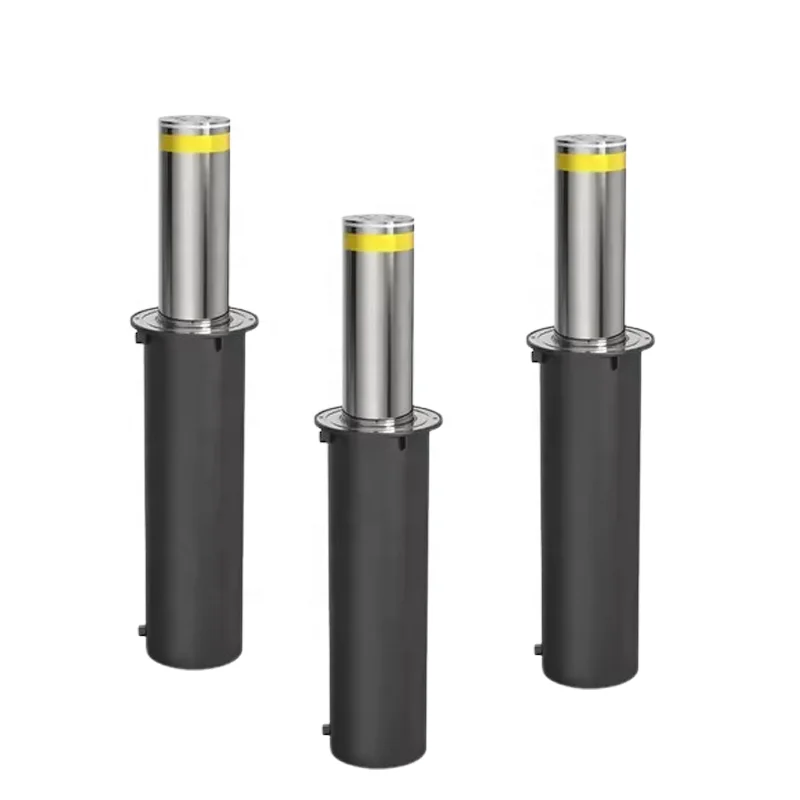 Automatic Retractable Hydraulic Bollard Car Parking Stainless Steel  Driveway Residential  Electric Telescopic Bollards