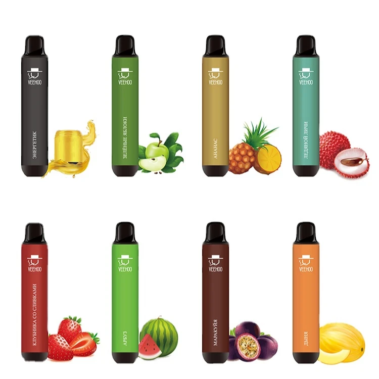 VEEHOO D7 Disposable E-cigarettes 1000 Puffs 650 mahA Vapy Smooth Vape Pen Electric Cigarette Fume Vape  Disposable Pods