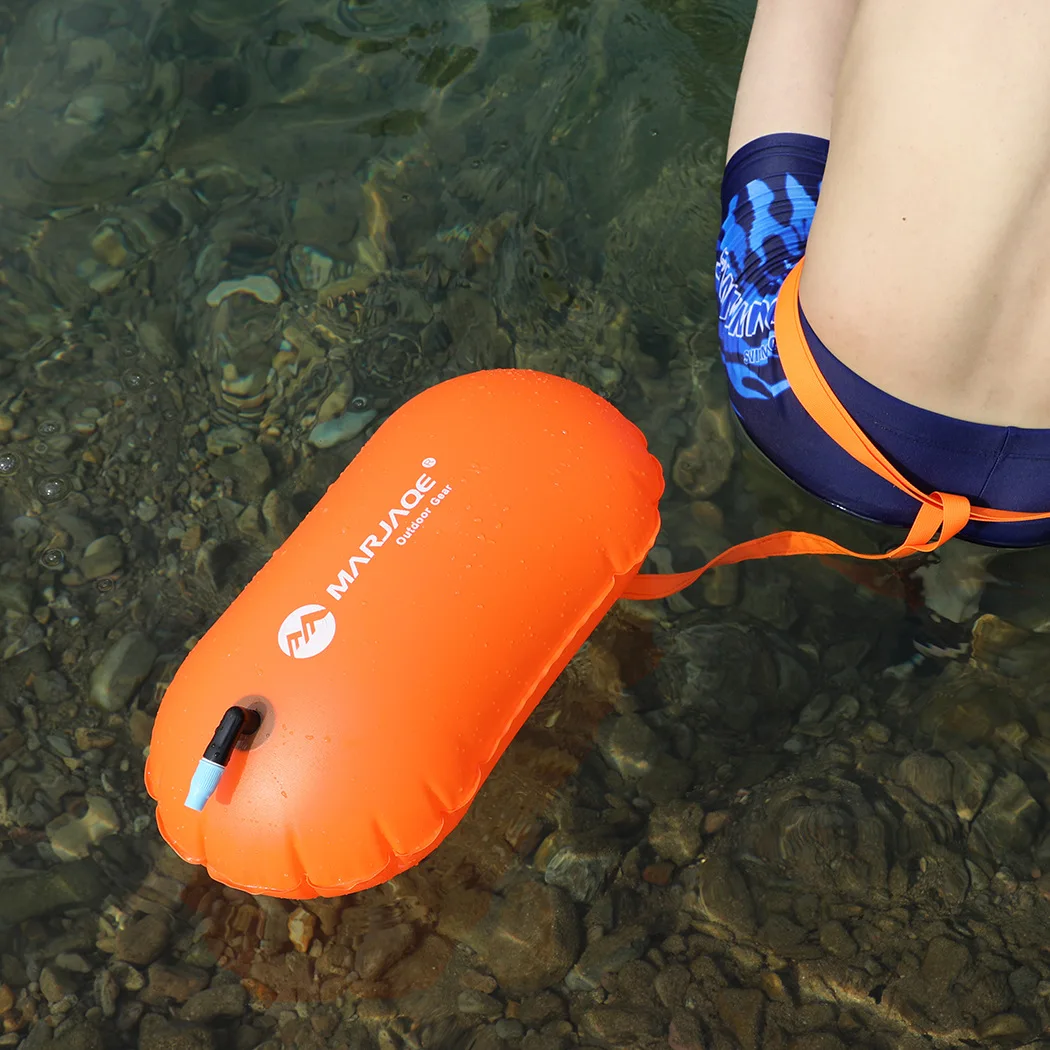 Swim Buoy Wholesale Open Water Sports Safety Swimming Floating Buoy with storage
